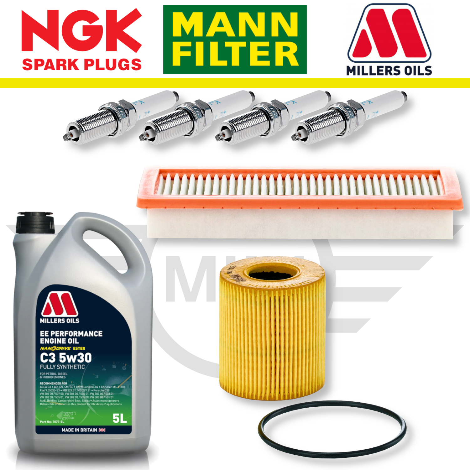 MINI Cooper S R56 N14 N18 Home Service Pack - Millers Oil Premium