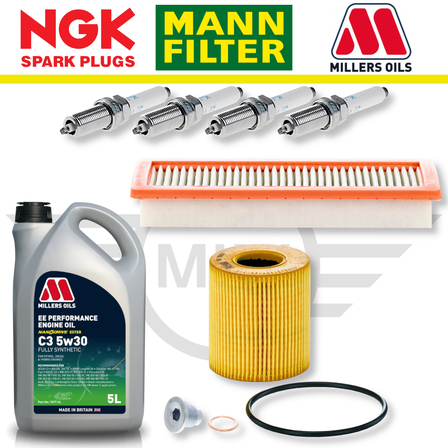 MINI Cooper S R56 N14 N18 Home Service Pack - Millers Oil Premium