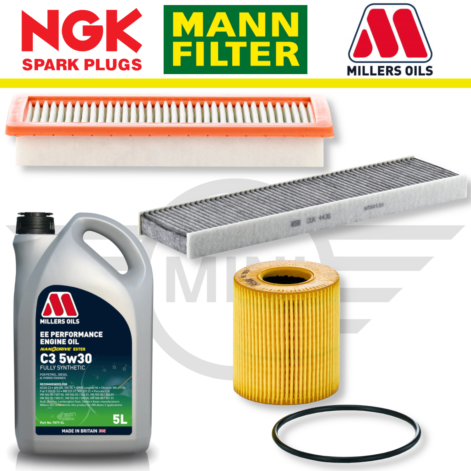 MINI Cooper S R56 N14 N18 Home Service Pack - Millers Oil Premium