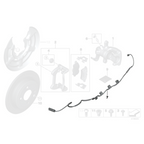 Genuine MINI Rear Brake Pad Wear Sensor - MINI Cooper S R56