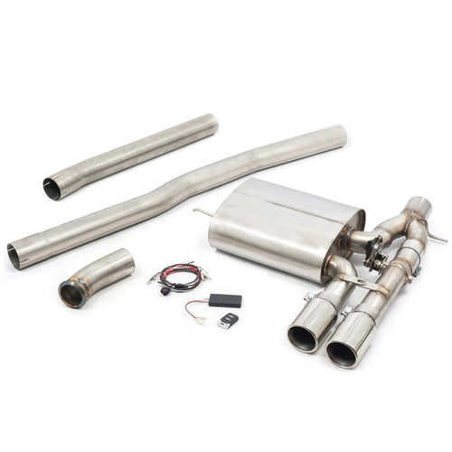 Sistema de escape Cat-Back con válvula Cobra Sport para MINI Cooper S GP3 F56 de 3" 