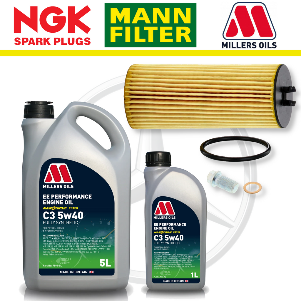 Mercedes A45 W176 CLA45 C117 AMG M133 Paquete de servicio a domicilio - Aceite Millers Premium