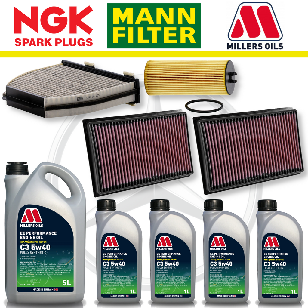 Mercedes AMG GT M178 Home Service Pack - Millers Oil Premium