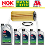 Paquete de servicio a domicilio para Mercedes AMG GT M178 - Millers Oil Premium