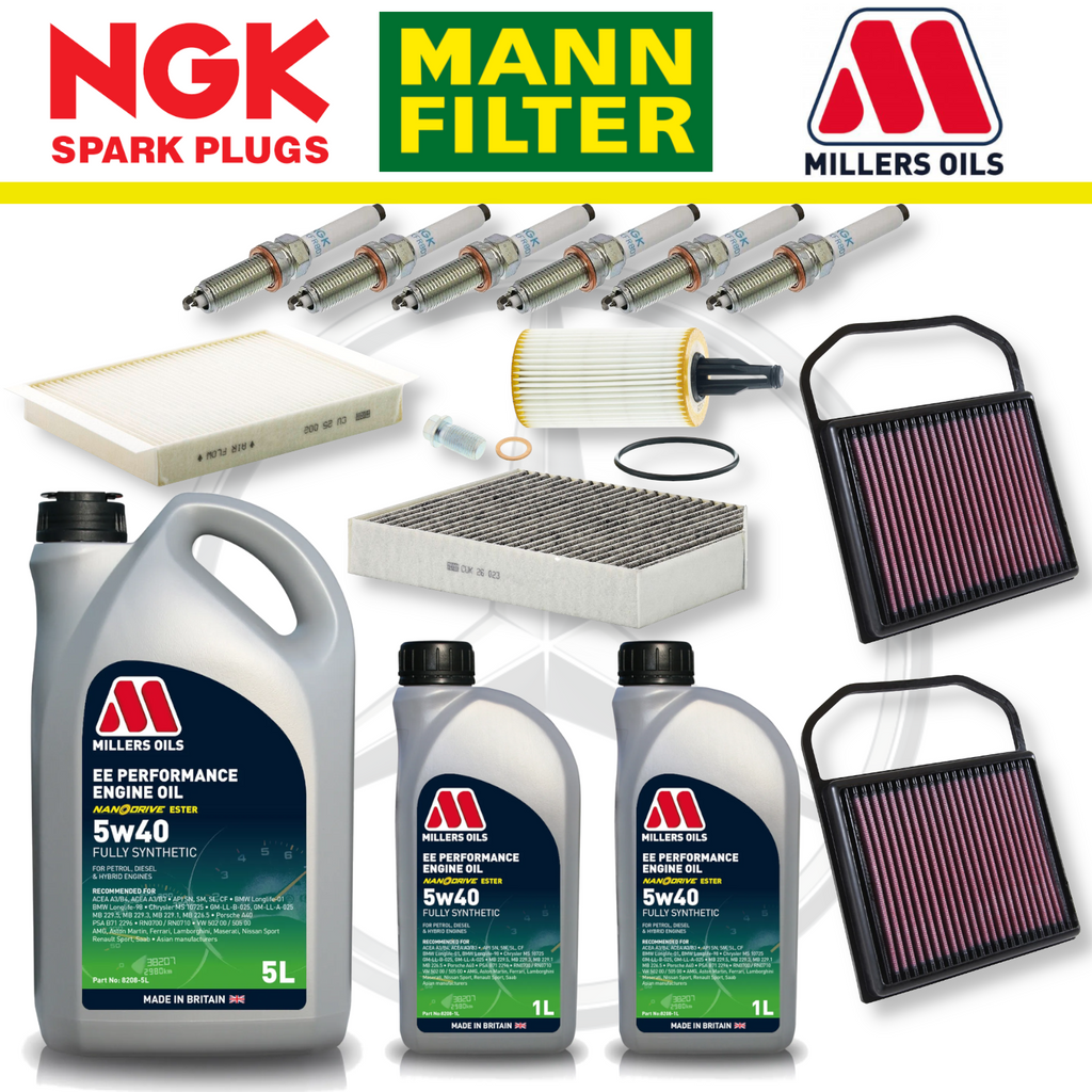 Mercedes C43 W205 AMG M276 Home Service Pack - Millers Oil Premium