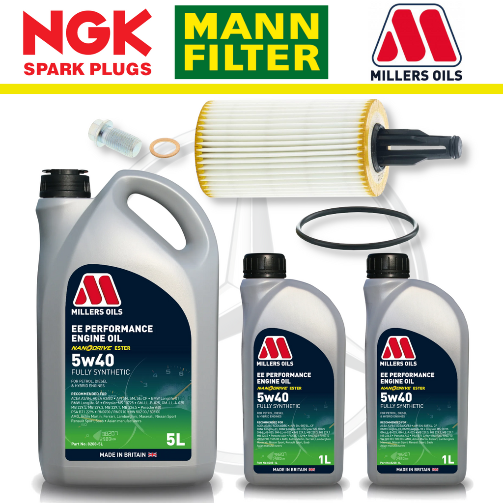 Mercedes C43 W205 AMG M276 Home Service Pack - Millers Oil Premium