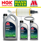 Mercedes C43 W205 AMG M276 Home Service Pack - Millers Oil Premium