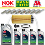 Mercedes C63 W205 AMG M177 Home Service Pack - Millers Oil Premium