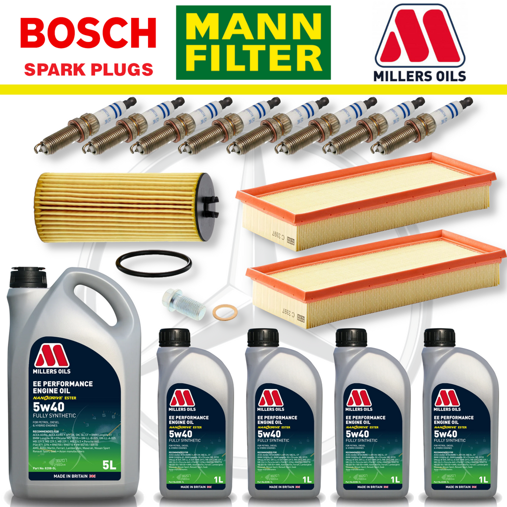 Mercedes E63 W212 AMG 5.5 M157 Home Service Pack - Millers Oil Premium