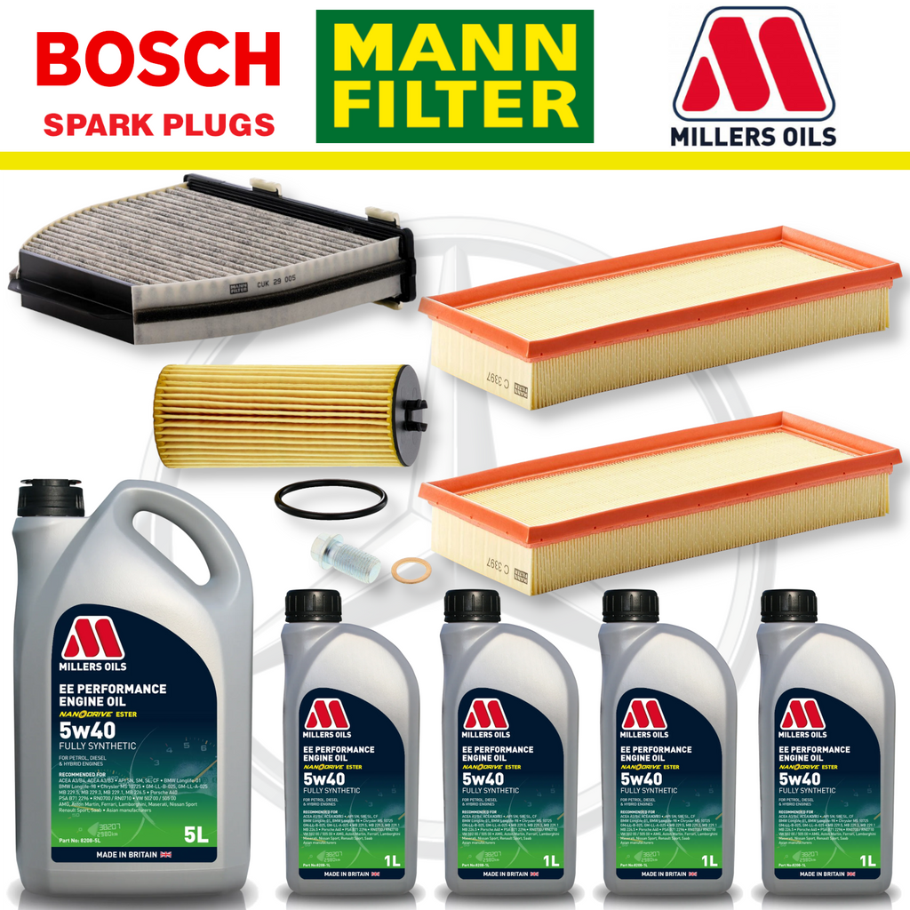Mercedes E63 W212 AMG 5.5 M157 Home Service Pack - Millers Oil Premium
