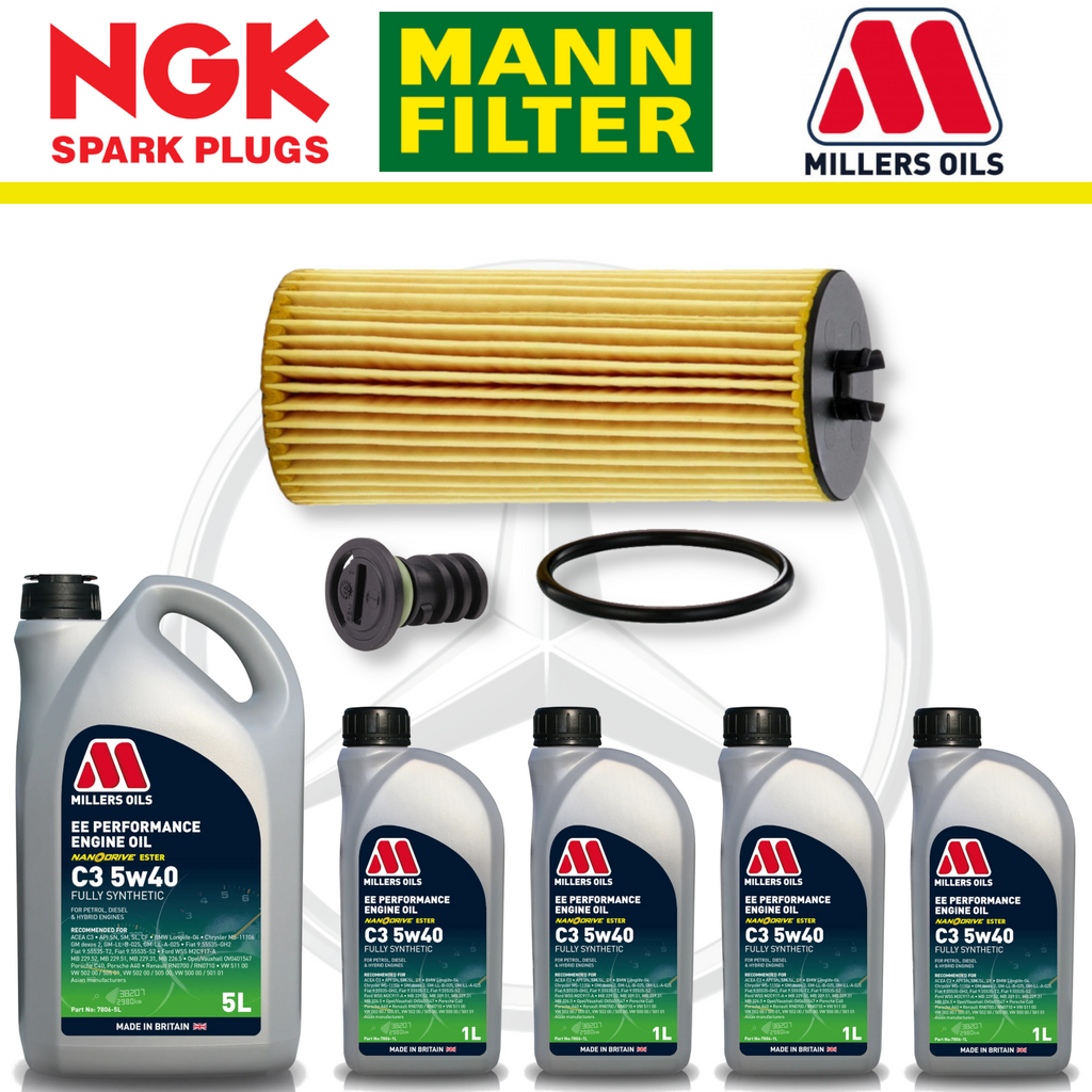 Mercedes E63 W213 AMG M177 Home Service Pack - Millers Oil Premium
