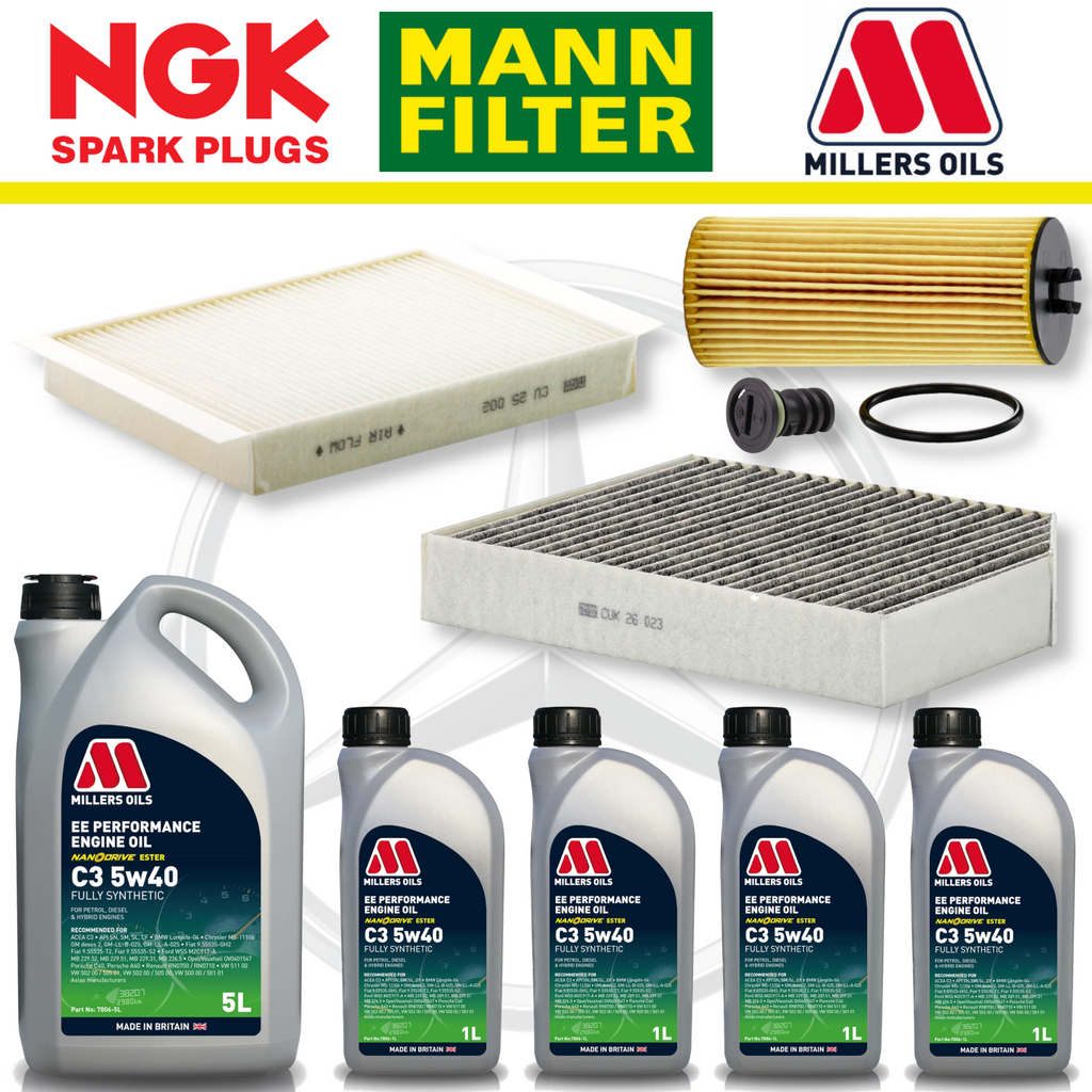Mercedes E63 W213 AMG M177 Home Service Pack - Millers Oil Premium