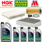 Mercedes E63 W213 AMG M177 Home Service Pack - Millers Oil Premium