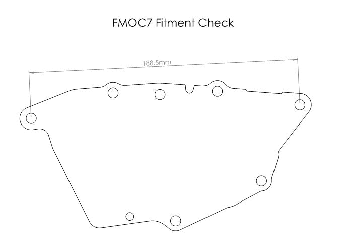 Forge Motorsport Mini F56 Oil Cooler Adapter Plate