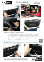 Zunsport Porsche Cayman/Boxster 981 GTS - Conjunto de parrillas exteriores