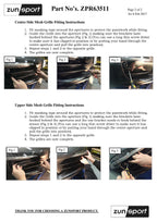 Zunsport Porsche Carrera 991.1 C2S - Front Outer Grille Set