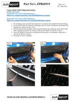 Zunsport Porsche Carrera 991.1 GTS - Front Centre Grille Set