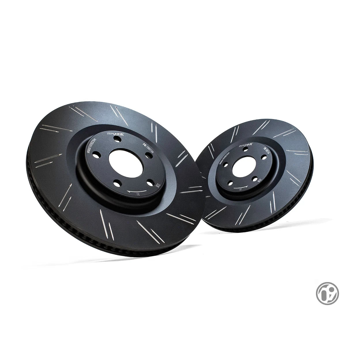 ZERONINE Design Grooved Upgrade Front Brake Discs - Ford Puma ST