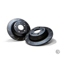 ZERONINE Design Grooved Upgrade Rear Brake Discs - Ford Puma ST