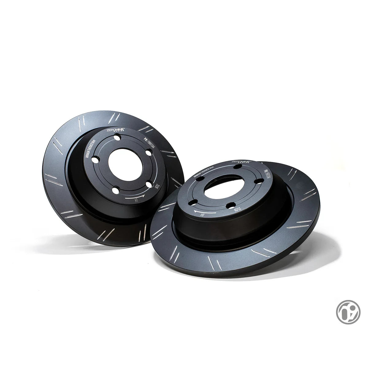 ZERONINE Design Grooved Upgrade Rear Brake Discs - Ford Puma ST