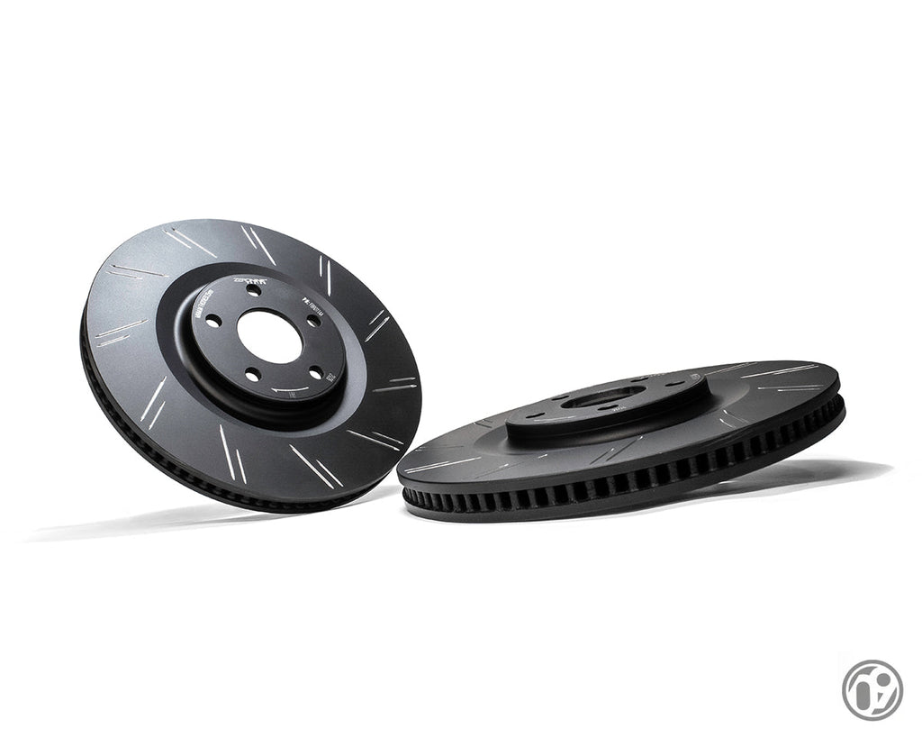 ZERONINE Design Grooved Upgrade Front Brake Discs - Ford Puma ST