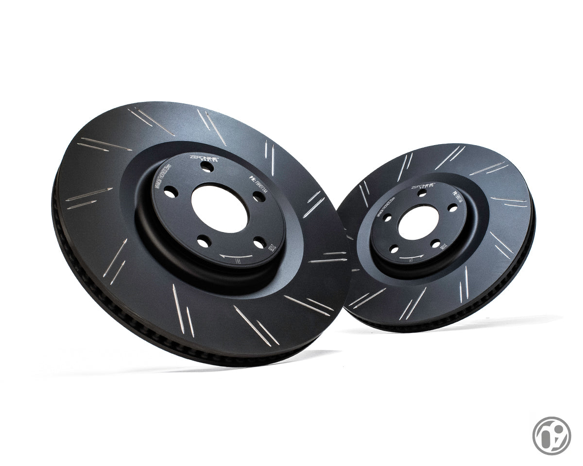 ZERONINE Design Grooved Upgrade Front Brake Discs - Ford Puma ST