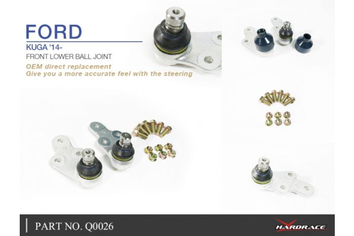 Rótula inferior delantera Hardrace - Ford Focus Mk3 RS 