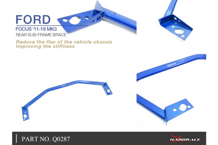 Hardrace Rear Subframe Brace - Ford Focus Mk3 ST