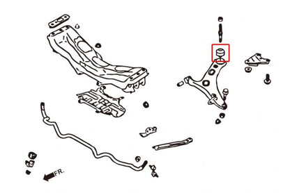 Hardrace Front Lower Arm Bush (Rear) - Toyota GR86 & GT86