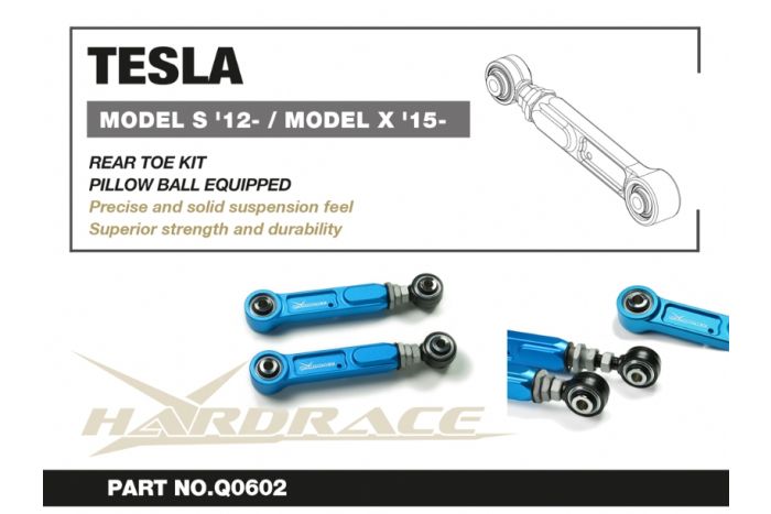 Hardrace Rear Toe Control Arm (Adjustable) - Tesla Model S & Model X