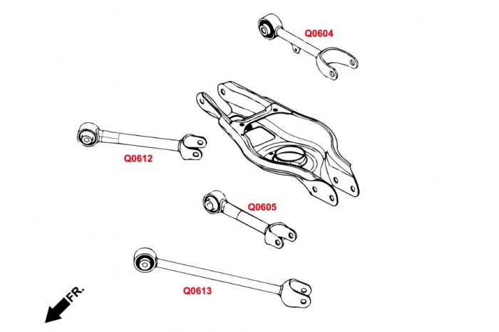 Hardrace Rear Camber Arm (Adjustable) - Tesla Model 3