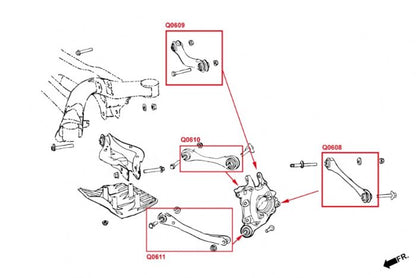 Hardrace Rear Toe Control Arm (Adjustable) - BMW & Toyota models