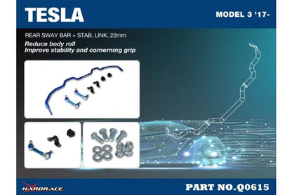 Hardrace Rear Anti-Roll Bar - Tesla Model 3