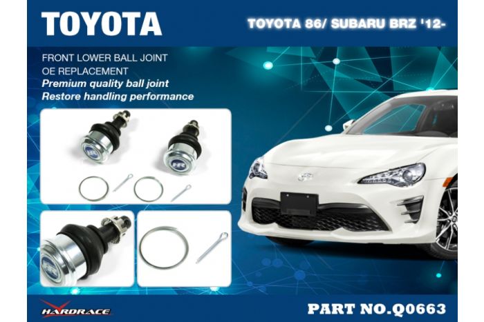 Hardrace Front Lower Ball Joint - Toyota GR86 & GT86
