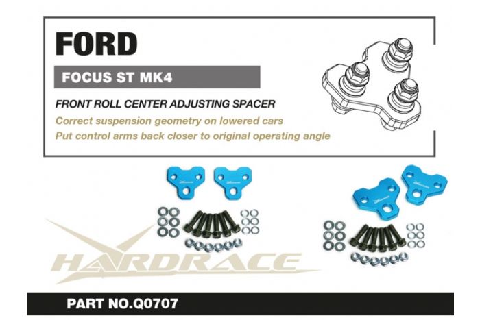 Entretoise de correction de géométrie avant Hardrace – Ford Focus Mk4 ST 