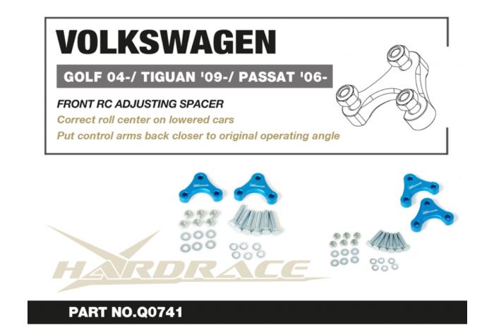 Hardrace Front Geometry Correction Spacer - Various Models