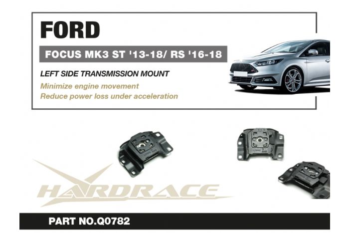 Soporte de motor izquierdo mejorado Hardrace - Ford Focus Mk3 ST/RS 