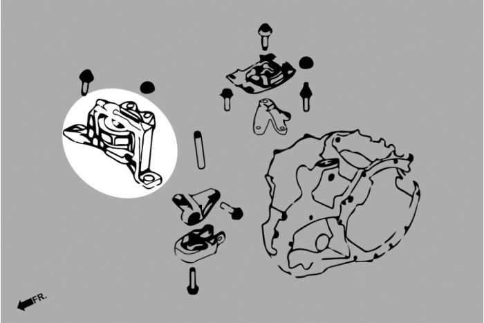 Hardrace Right Engine Mount - Ford Focus Mk3 ST/RS