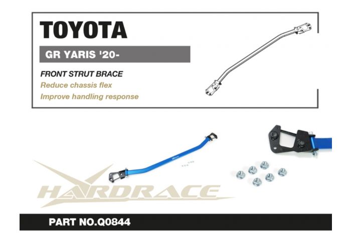 Hardrace Front Strut Brace - Toyota GR Yaris Gen 1