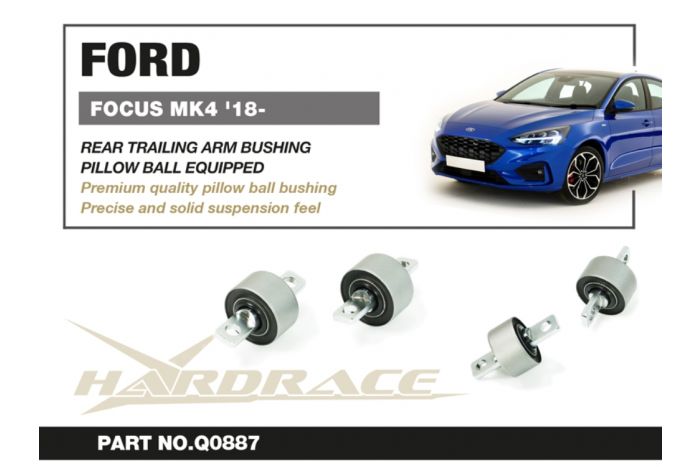 Silentbloc de bras oscillant arrière Hardrace – Ford Focus Mk4 ST 