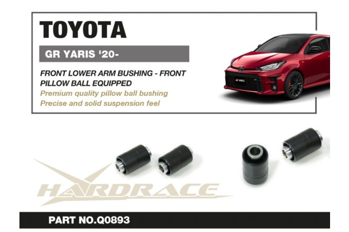 Buje de brazo inferior delantero Hardrace (delantero) - Toyota GR Yaris