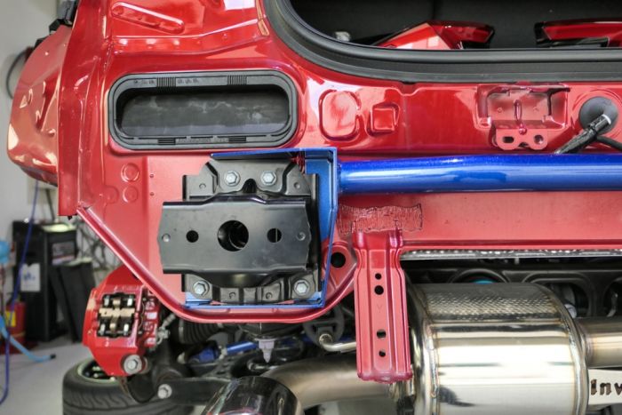 Hardrace Rear End Brace - Toyota GR Yaris