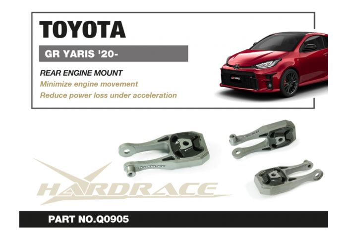 Hardrace Engine Mount (Rear) - Toyota GR Yaris + Corolla