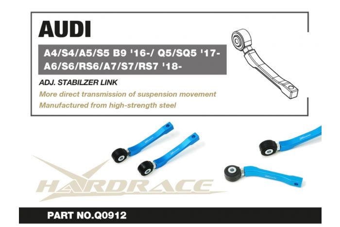 Hardrace Anti Roll Bar Drop Link (Adjustable) - Audi S4/S5, RS4/RS5 B9