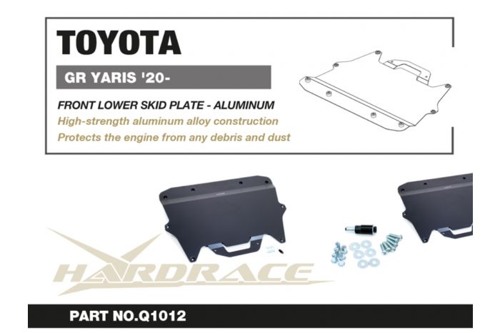 Hardrace Front Lower Skid Plate - Toyota GR Yaris