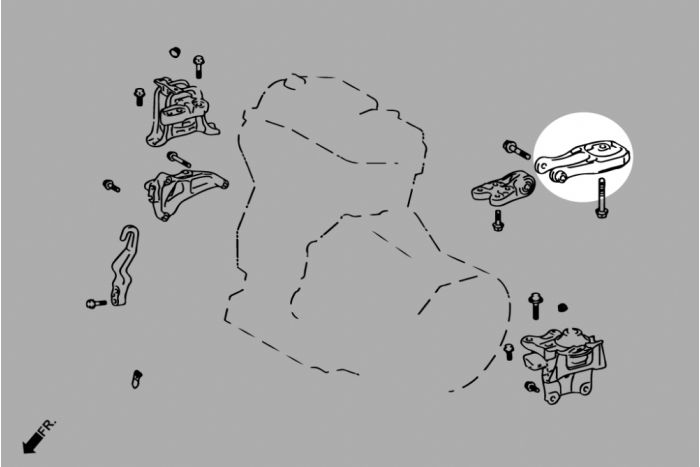 Hardrace Engine Mount (Rear) Race Version - Toyota GR Yaris + Corolla