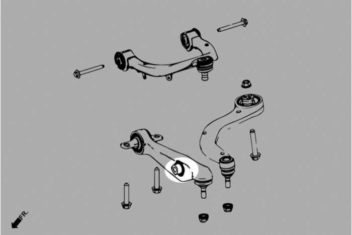 Hardrace Front Lower Front Arm Bush (Outer) - Tesla Model 3