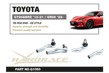 Hardrace Tie Rod End - OE Style - Toyota GR86 & GT86