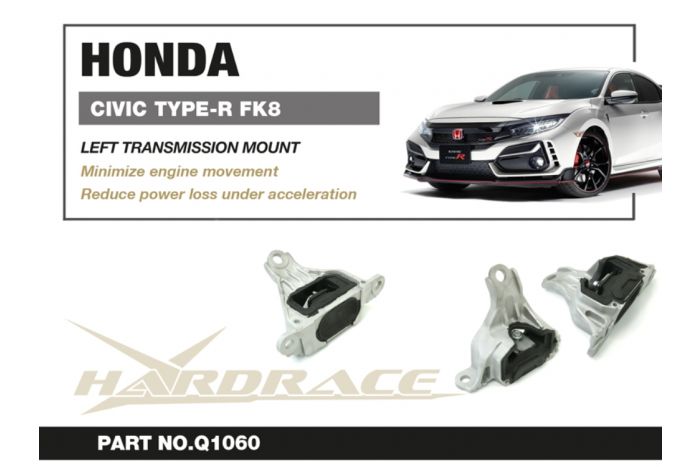 Soporte de transmisión mejorado Hardrace, lado izquierdo - Honda Civic FK8/FL5 Type R