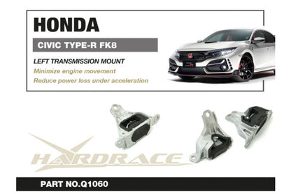 Hardrace Uprated Transmission Mount Left-Hand Side - Honda Civic FK8/FL5 Type R